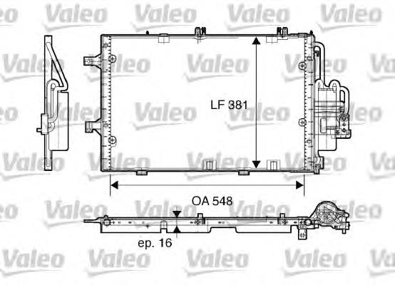93175776 Opel Radiador de aparelho de ar condicionado