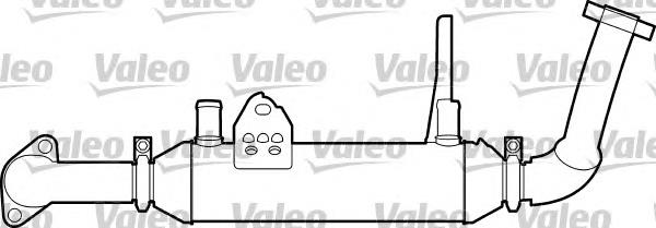 55181418 Fiat/Alfa/Lancia Radiador do sistema EGR de recirculação dos gases de escape