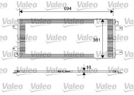 Compre 7701057122 Renault (RVI) Radiador de aparelho de ar condicionado