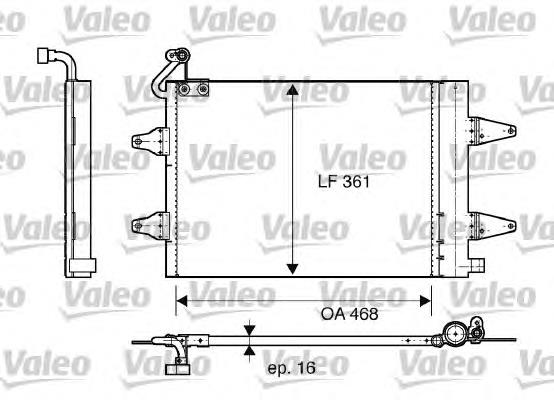 Compre 5Z0820411C VAG Radiador de aparelho de ar condicionado