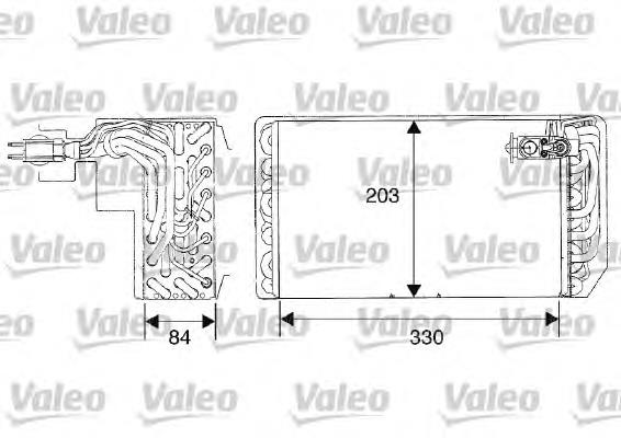Vaporizador de aparelho de ar condicionado Peugeot 607  9D, 9U