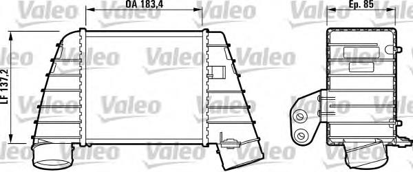 Radiador de intercooler VAG 8L9145805G preço, a partir de 112,37 USD