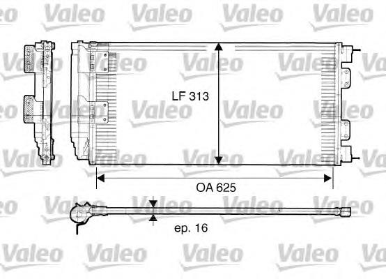 AC640000S Mahle Original Radiador de aparelho de ar condicionado