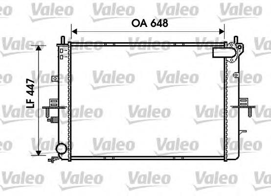 Radiador de esfriamento de motor 6375081 Polcar