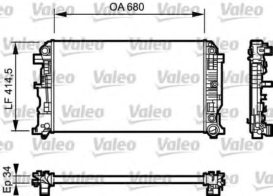 Radiador de esfriamento de motor Mercedes A9065001502 preço, a partir de 116,15 USD