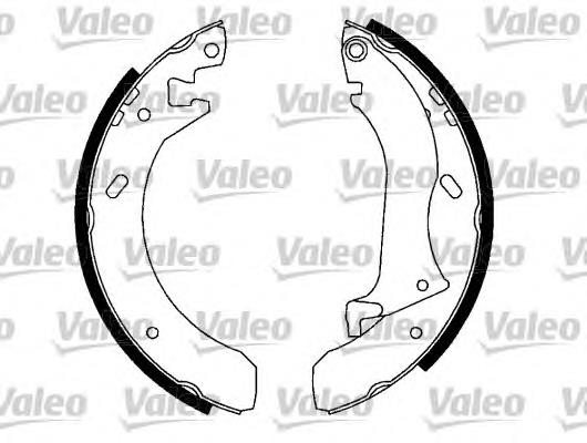 Sapatas do freio traseiras de tambor SFS000061 Land Rover