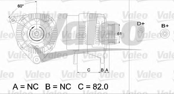 Gerador VAG 443113516661 preço, a partir de 66,40 USD