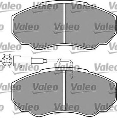Sapatas do freio dianteiras de disco 71772526 Fiat/Alfa/Lancia
