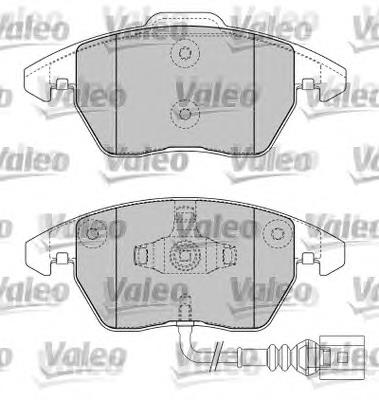 Sapatas do freio dianteiras de disco VALEO 598635 preço, a partir de 33,93 USD