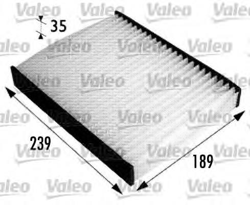 Filtro de salão 698694 VALEO