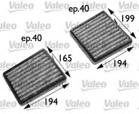 Filtro de salão A2038302118 Mercedes