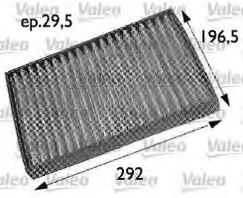 Filtro de salão Opel 6808607