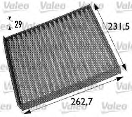 Filtro de salão 698708 VALEO