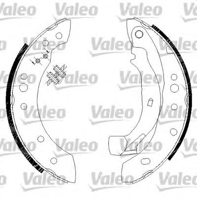 Compre 6001551409 Renault (RVI) Sapatas do freio traseiras de tambor