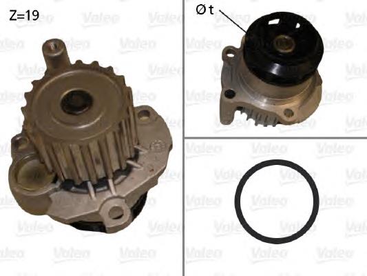 Bomba de água (bomba) de esfriamento VAG 045121011CV preço, a partir de 35,95 USD