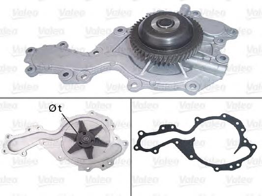 Compre 1334144 Opel Bomba de água (bomba) de esfriamento