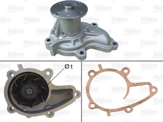 506737 VALEO Bomba de água (bomba) de esfriamento