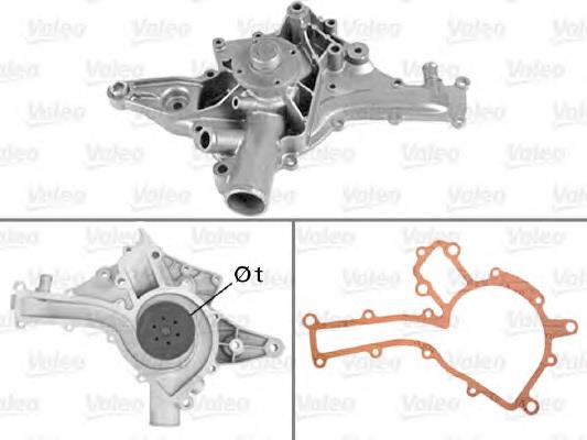 Bomba de água (bomba) de esfriamento Mercedes A1122001301 preço, a partir de 130,90 USD