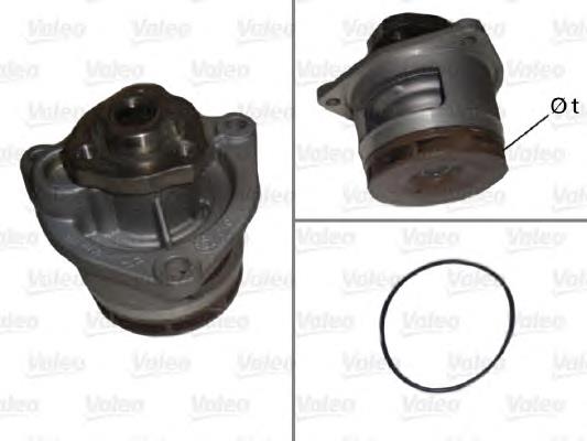 Bomba de água (bomba) de esfriamento 6334040 General Motors