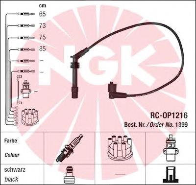 Fios de alta voltagem, kit NGK 1399 preço, a partir de 69,18 USD