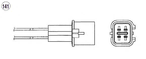 Sonda lambda, sensor direito de oxigênio até o catalisador Mitsubishi MN153035 preço, a partir de 52,00 USD