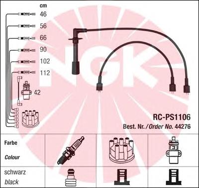 91160906100 VAG Fios de alta voltagem, kit