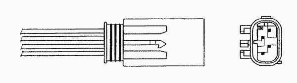 466016355096 Magneti Marelli Sonda lambda, sensor de oxigênio