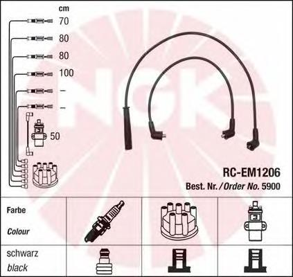 Fios de alta voltagem, kit NGK 5900 preço, a partir de 28,47 USD