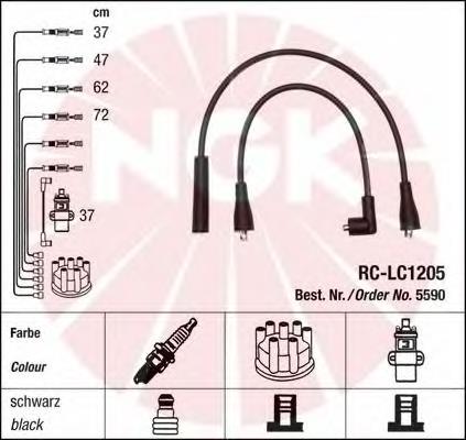 Fios de alta voltagem, kit NGK 5590 preço, a partir de 23,43 USD