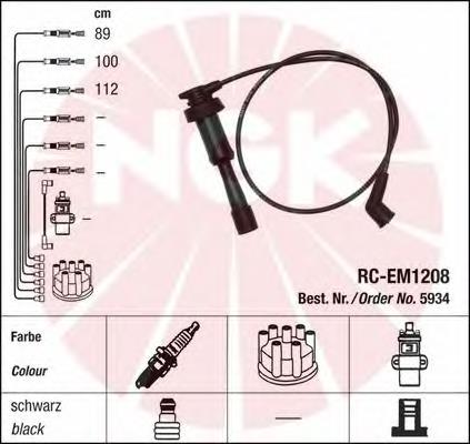 Fios de alta voltagem, kit 2750139B00 Hyundai/Kia
