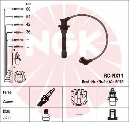 Fios de alta voltagem, kit NGK 5075 preço, a partir de 74,85 USD