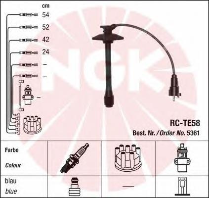 Fios de alta voltagem, kit NGK 5361 preço, a partir de 45,18 USD