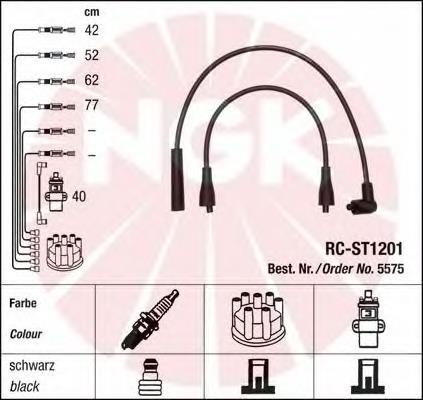Fios de alta voltagem, kit NGK 5575 preço, a partir de 35,40 USD