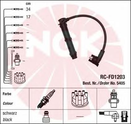 Compre 5405 NGK Fios de alta voltagem, kit