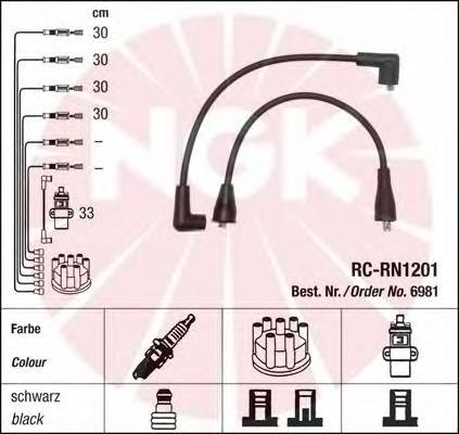 Compre 6981 NGK Fios de alta voltagem, kit