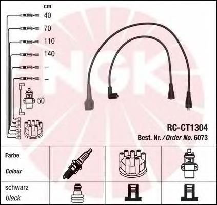 Fios de alta voltagem, kit NGK 6073 preço, a partir de 24,69 USD