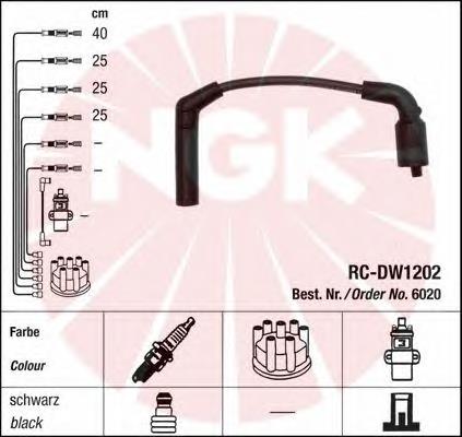 Fios de alta voltagem, kit NGK 6020 preço, a partir de 45,96 USD
