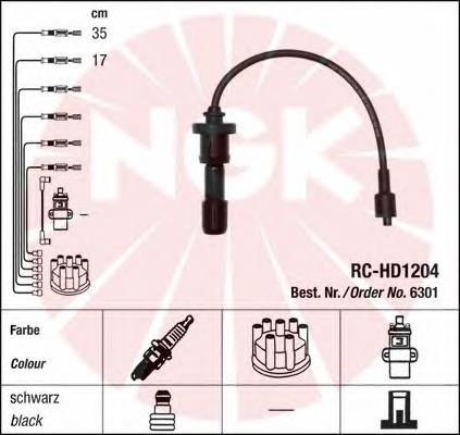Fios de alta voltagem, kit NGK 6301 preço, a partir de 25,87 USD