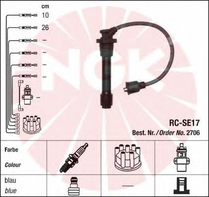 Fios de alta voltagem, kit NGK 2706 preço, a partir de 30,32 USD