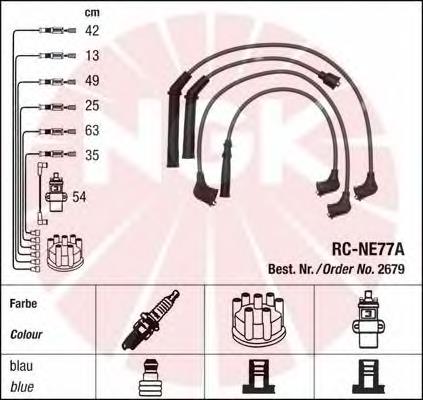 Fios de alta voltagem, kit NGK 2679 preço, a partir de 19,42 USD