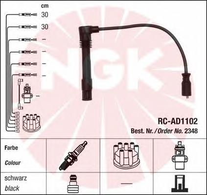 Compre 2348 NGK Fios de alta voltagem, kit