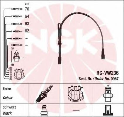 Fios de alta voltagem, kit 85065 FAE