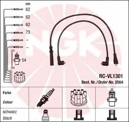 Compre 2564 NGK Fios de alta voltagem, kit