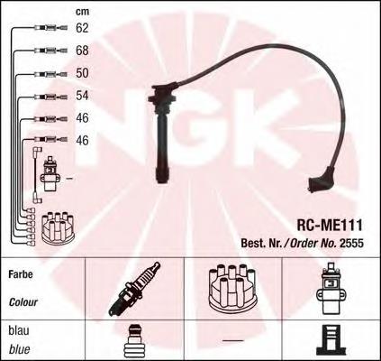 Fios de alta voltagem, kit NGK 2555 preço, a partir de 59,08 USD