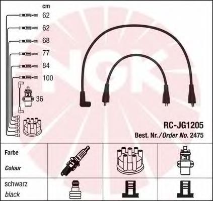 Compre 2475 NGK Fios de alta voltagem, kit