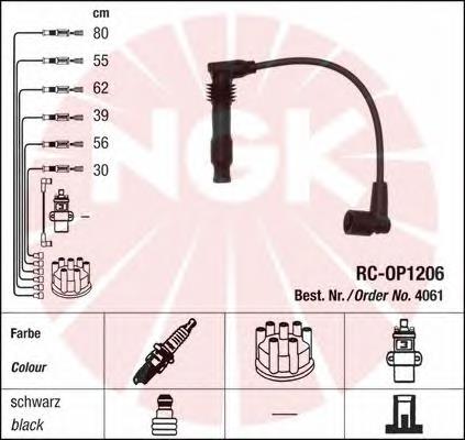 Fios de alta voltagem, kit NGK 4061 preço, a partir de 50,48 USD
