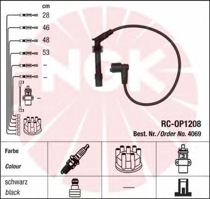 Fios de alta voltagem, kit NGK 4069 preço, a partir de 41,94 USD