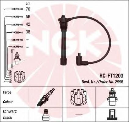 Compre 2995 NGK Fios de alta voltagem, kit