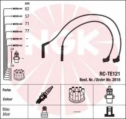 Compre 2818 NGK Fios de alta voltagem, kit