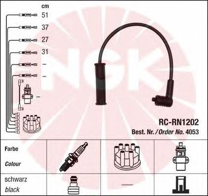 Compre 4053 NGK Fios de alta voltagem, kit